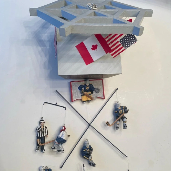 🏒  Score with Style! Hockey Decorative Mobile for Your Space 🚨 - Picture 1 of 16